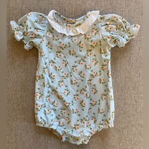Stitchy Fish bubble romper, size 3 months
